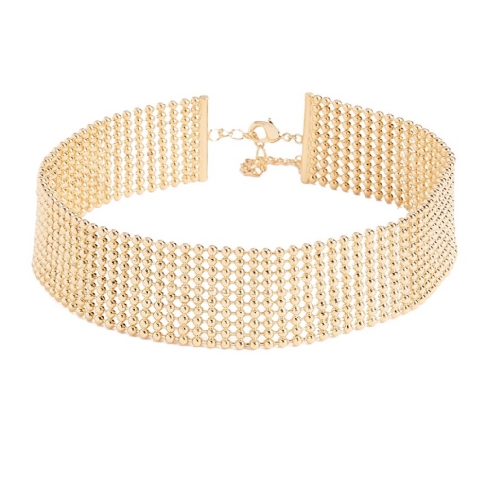 Gorjana Gold Beaded Choker Necklace